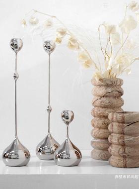 蜡烛台样板房工艺品金属