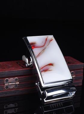 玉石新疆和田白玉彩玉腰