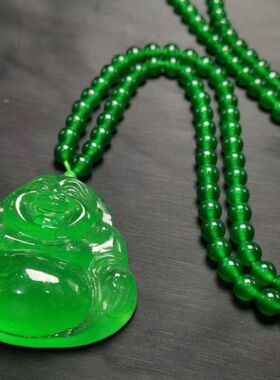 缅甸翡翠色老坑帝王绿高冰