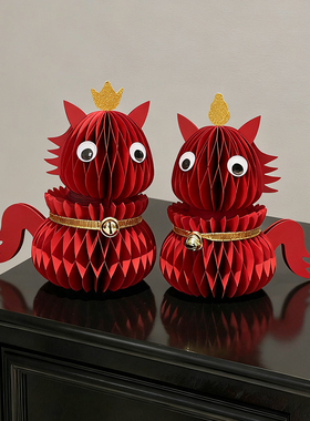 年味暴富马2026马年吉祥物摆件客厅玄关桌面新年装饰品氛围感布置