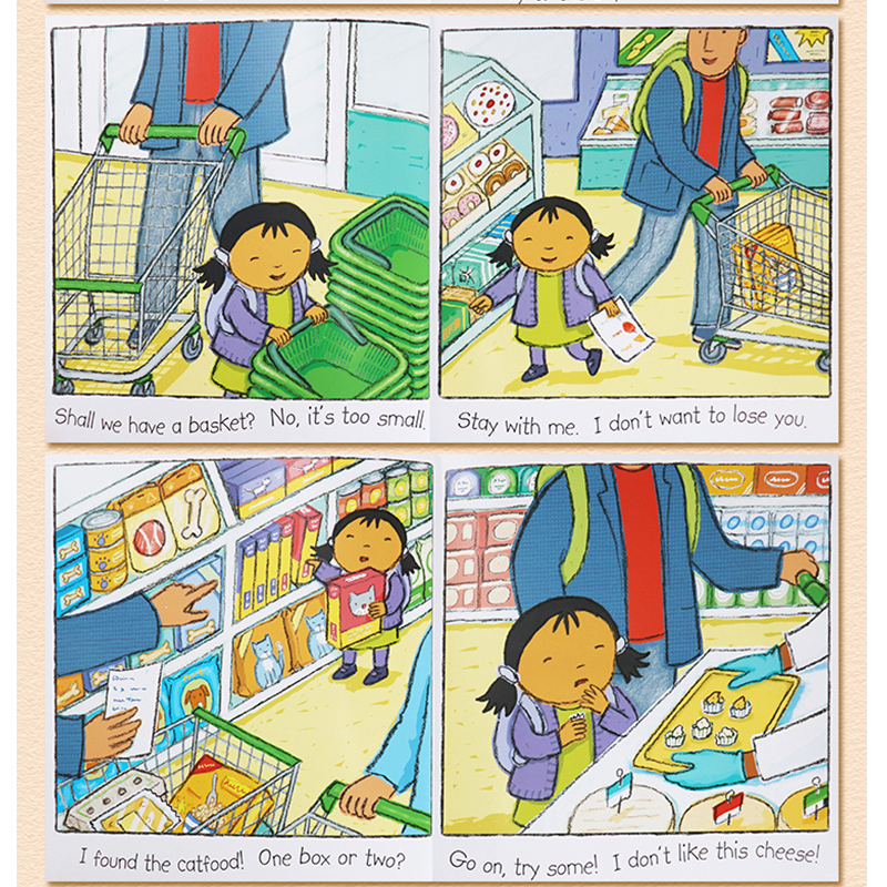 英文原版绘本 Helping Hands 好帮手系列英文实践书5册 回收 清洁 购物 修理 种植小能手 child's play 小帮手吴敏兰书单 - 图3