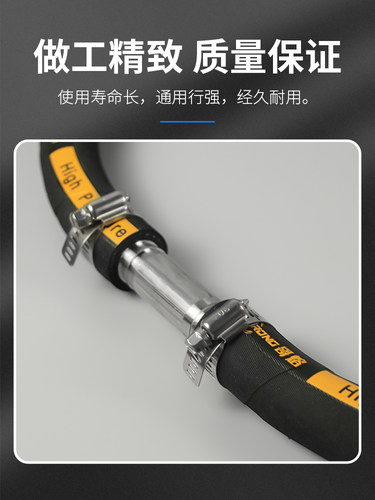 铁镀锌宝塔接头 4分6分水管软管皮管直通接头双插水嘴 橡胶管加长 - 图2