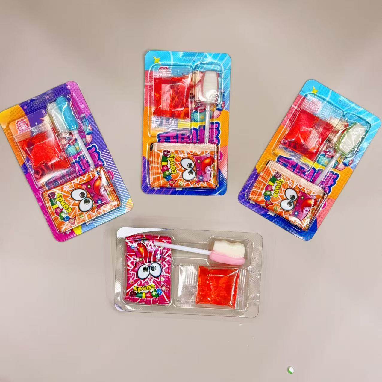 牙刷糖果酱带跳跳糖儿童玩具糖果幼儿园奖励批发热卖小卖部摆地摊,淘宝优惠券,粉丝福利购,淘宝优惠卷