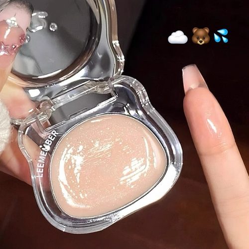 LEEMEMBER荔萌小熊水光腮红膏多用膏高光修容提亮脸部收缩膨胀色 - 图1