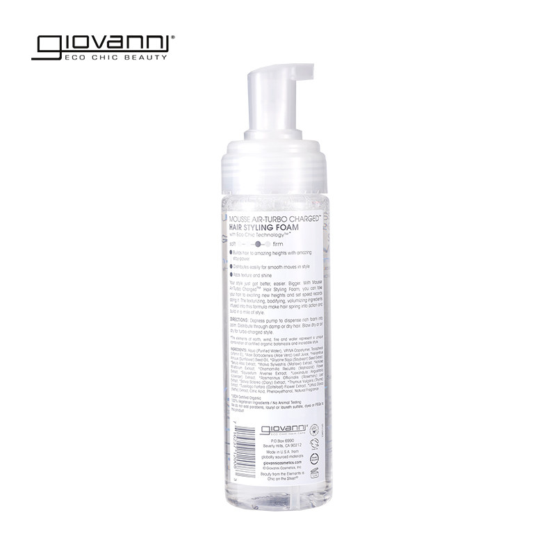 giovanni自然定型慕斯cgm啫喱水 Giovanni海外头发造型