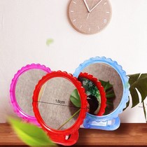Retro loving big round mirror old makeup mirror hanging mirror hanging wall dorm mirror portable small mirror