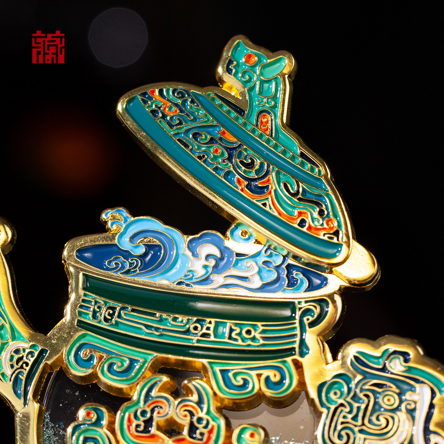 广东省博物馆顺风顺水壶载安康冰箱贴创意摆件精品好物粤博官方