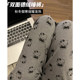 Gentle soft glutinous velvet warm pajama pants for women in autumn and winter Cute KT cat loose casual home pants for walk
