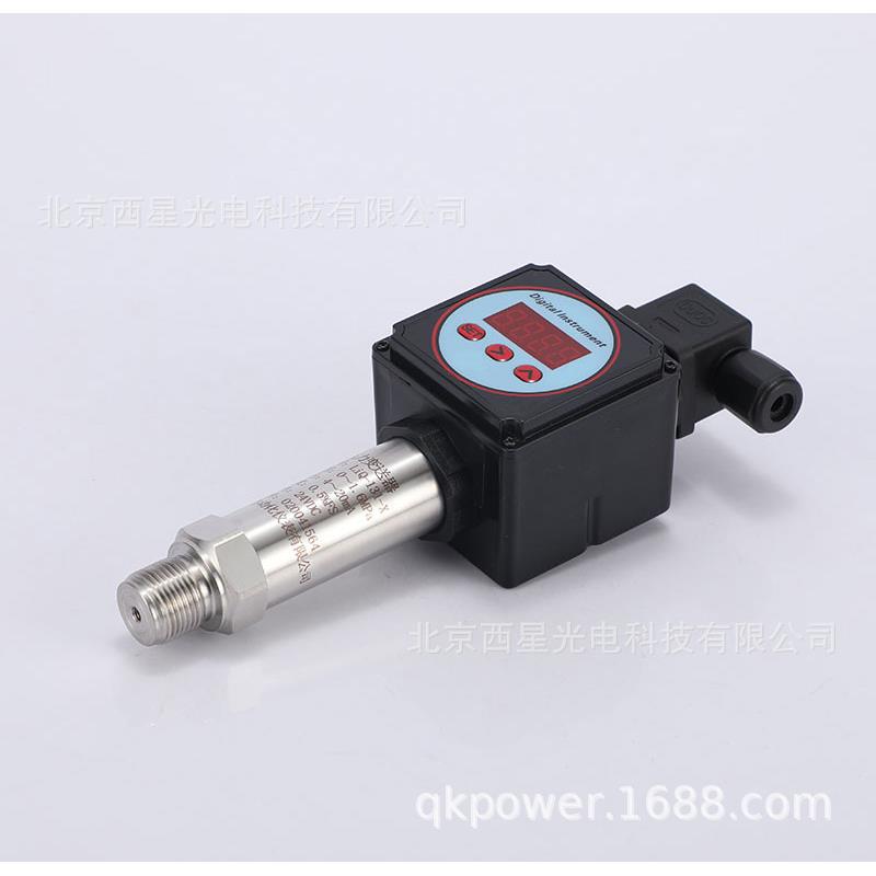 数显显示扩散硅压力变送器4-20mA/RS485水压气压液压油压力传感器 - 图0
