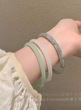 素圈手镯新中式复古国风小众