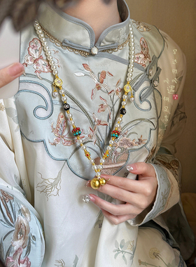 葫芦可转动项链新中式国风