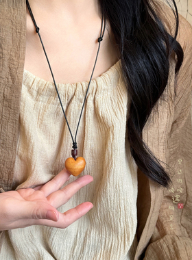 爱心葫芦可打开项链民族风复古