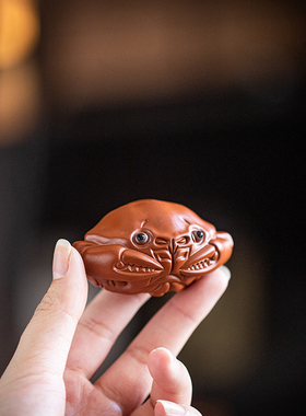 富甲天下茶宠摆件紫砂