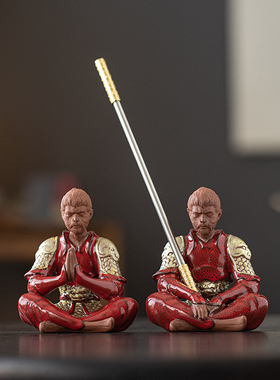 陶瓷齐天大圣摆件美猴王