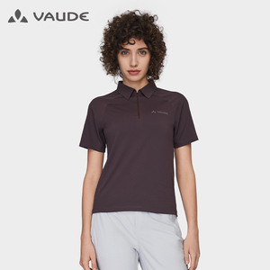 巍德（VAUDE）户外速干T恤吸湿排汗运动短袖透气夏季薄款polo衫女