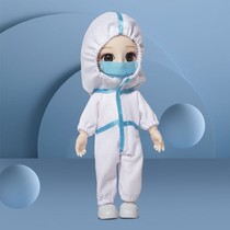 16 cm Cute Angel Nurse Practitioner Protective Clothing Multiple Joints Children Toy Girl Birthday Gift Boutique Dolls