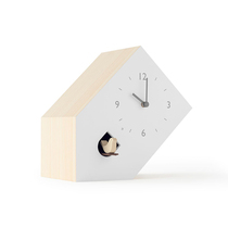 Lemnos Japan Import Bugu Bird News When Oo Clock Features Creative Personality Desk Clock Hanging Bell Nendo Design