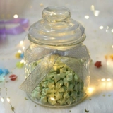 Креативная стеклянная банка для стеклянного банки Lucky Star Bottle Bottle Bottle Star Strast Bottle Pentagram Детские желания бутылка