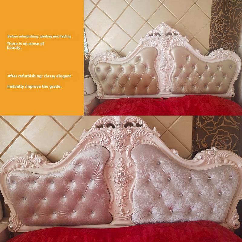 枕套面料欧式软袋硬套剥落翻新加厚半弯曲双靠背金丝绒布,淘宝优惠券,粉丝福利购,淘宝优惠卷