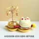 Lucky wooden fish decompresses the office atmosphere and decorates the decorations