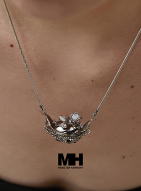 MonsterHarmony轻奢小众元宝项链