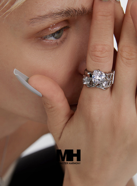 原创设计高级感宝石戒指