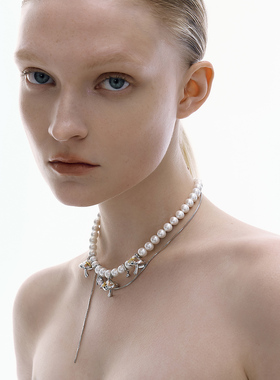 monsterharmony叠戴蘑菇项链