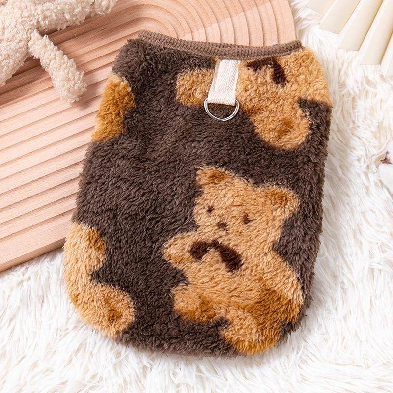 猫咪衣服秋冬款加绒保暖背心马甲英短布偶小猫狗狗宠物服饰可牵引,淘宝优惠券,粉丝福利购,淘宝优惠卷