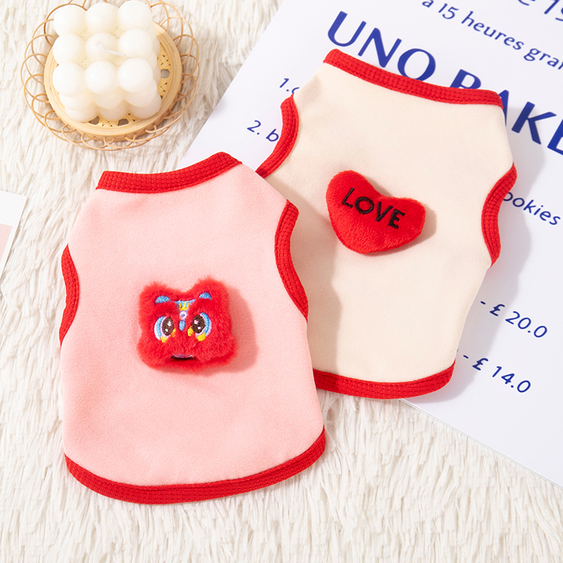 奶猫奶狗小号背心0-3个月小猫家居服布偶金渐层猫咪衣服秋冬保暖 - 图2