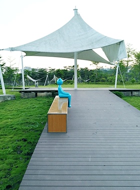 户外猫人雕塑玻璃钢室外卡通座椅创意商场休息区休闲坐凳摆件定制