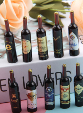 微缩食玩仿真高脚红酒杯鸡尾酒模型摆件娃娃屋生活布景拍摄道具