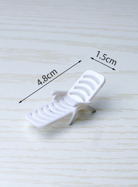 仿真白色小椅子摆件微景观沙盘