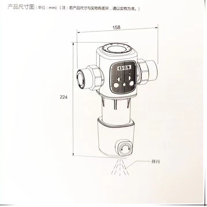 佛山日丰前置过滤器三代2qz106定向万象自动反冲洗316不锈钢滤芯-图2