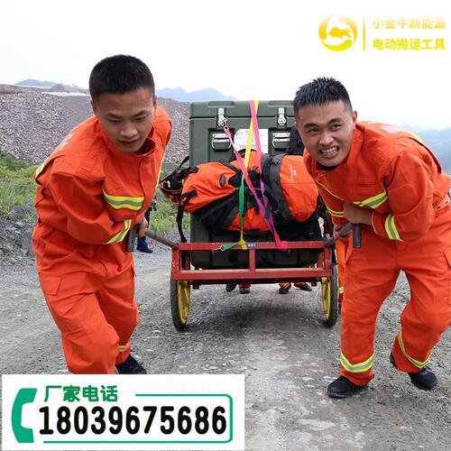 应急物资搬运车轻便安全地震小推车电动助力平板车 - 图1