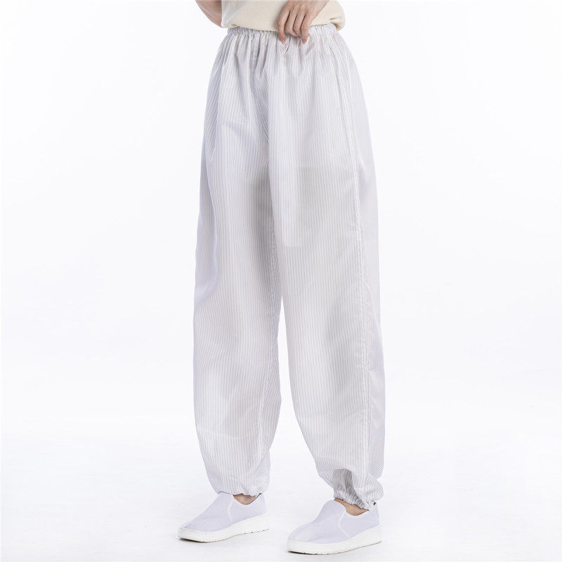 防静电裤子食品电子厂防尘无尘洁净化工业防粉尘工作裤男女白蓝色,淘宝优惠券,粉丝福利购,淘宝优惠卷