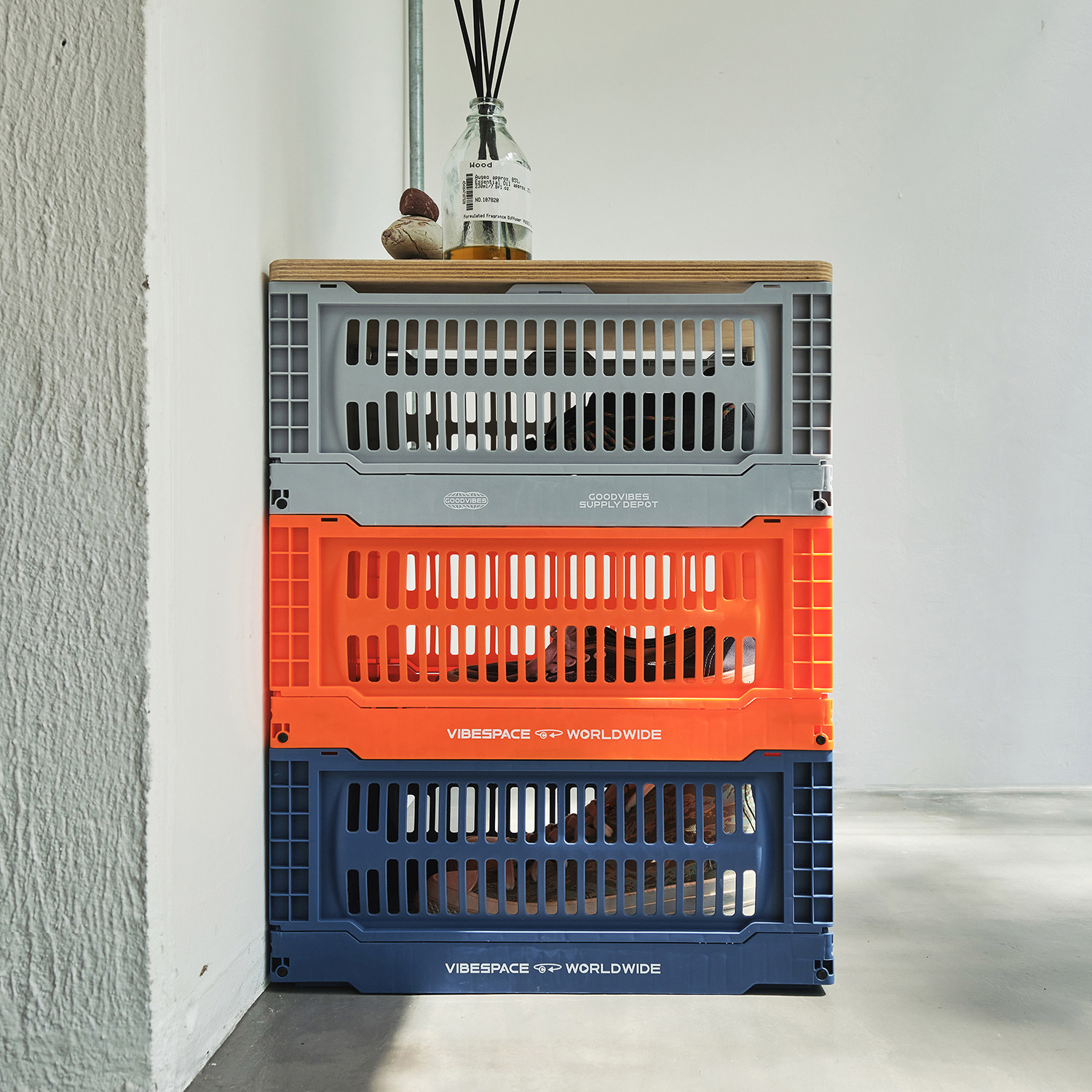 工业风组合收纳柜客厅杂物整理可折叠多层置物架户外储物篮筐,淘宝优惠券,粉丝福利购,淘宝优惠卷