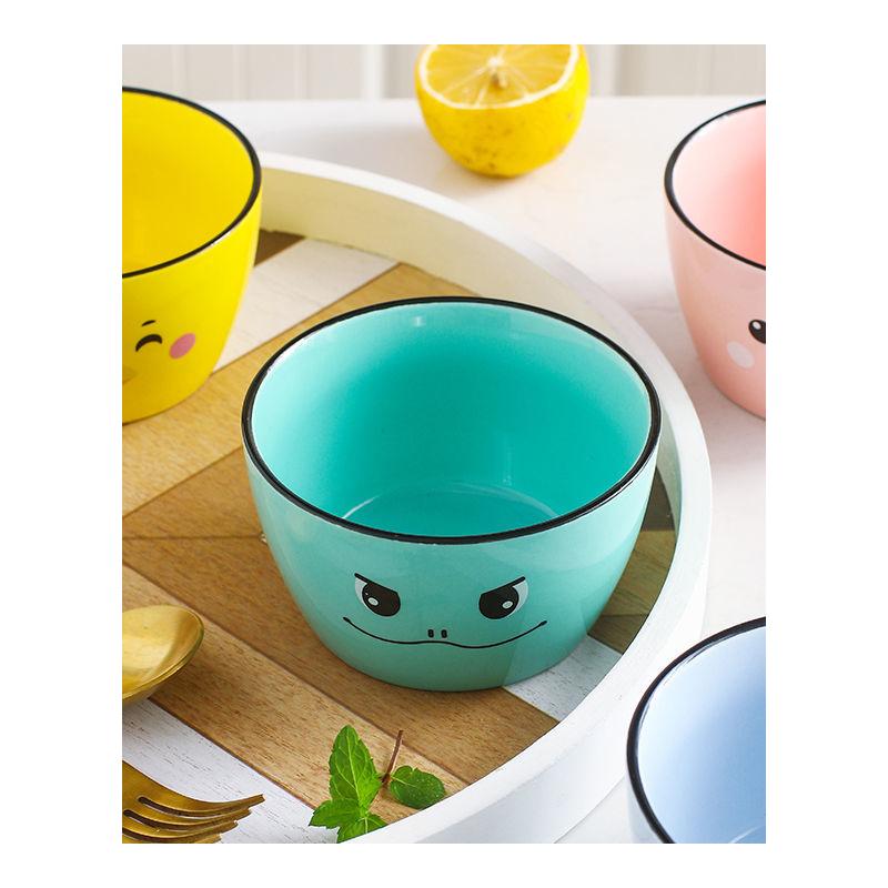 碗家用亲子碗卡通可爱儿童饭碗日式陶瓷汤碗甜品瓷碗单个学生小碗 - 图3