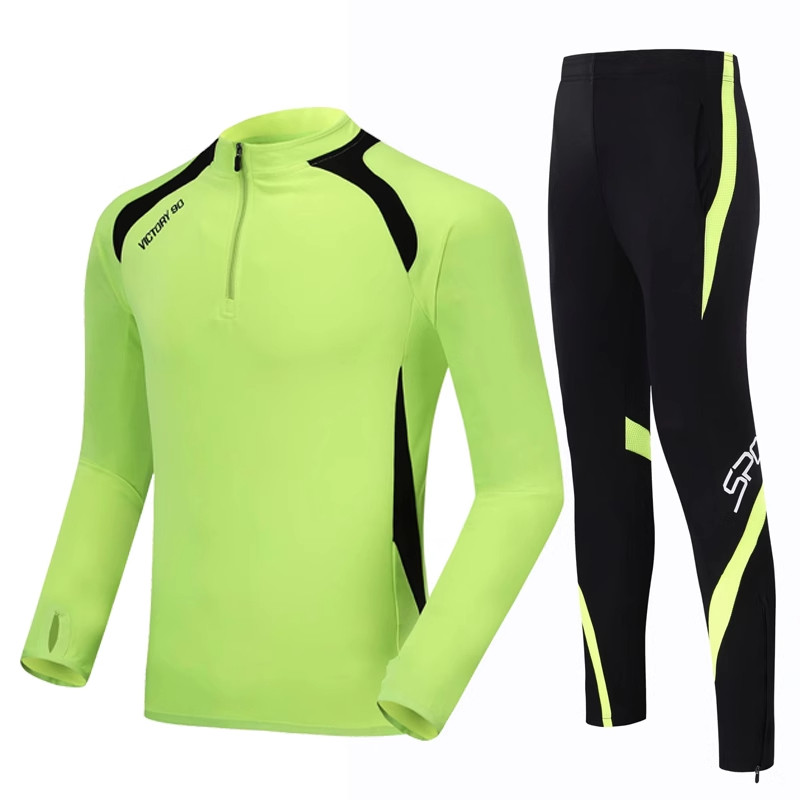 运动套装男秋冬加绒加厚跑步服外套速干儿童足球训练服定制印logo,淘宝优惠券,粉丝福利购,淘宝优惠卷