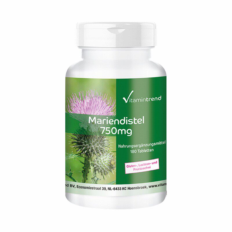德国转氨酶水飞蓟进口肝优偏高胶囊 Vitamintrend海外蓟类