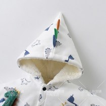 Children Anti-cold Beatles Winter out warm baby Even cap cloak outer lap jacket thickened windproof shawl shoulder