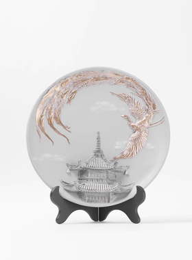 新中式现代树脂描金样板房