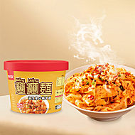 吃欢天油泼面陕西biang面辣子泡面6桶