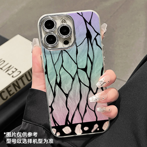 蝴蝶忍适用华为mate80pro+手机壳pura70鬼灭之刃max渐变60二次元50周边40男30/nova14/13/11/10/9/12/ultra/p - 图2