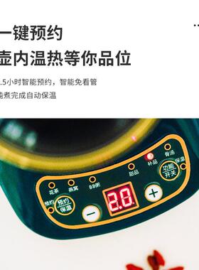 养生煮电炖杯多功能办公室小型自动陶瓷全迷你粥壶家用电热小盅人