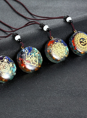 黄铜六芒星吊坠挂件男女款