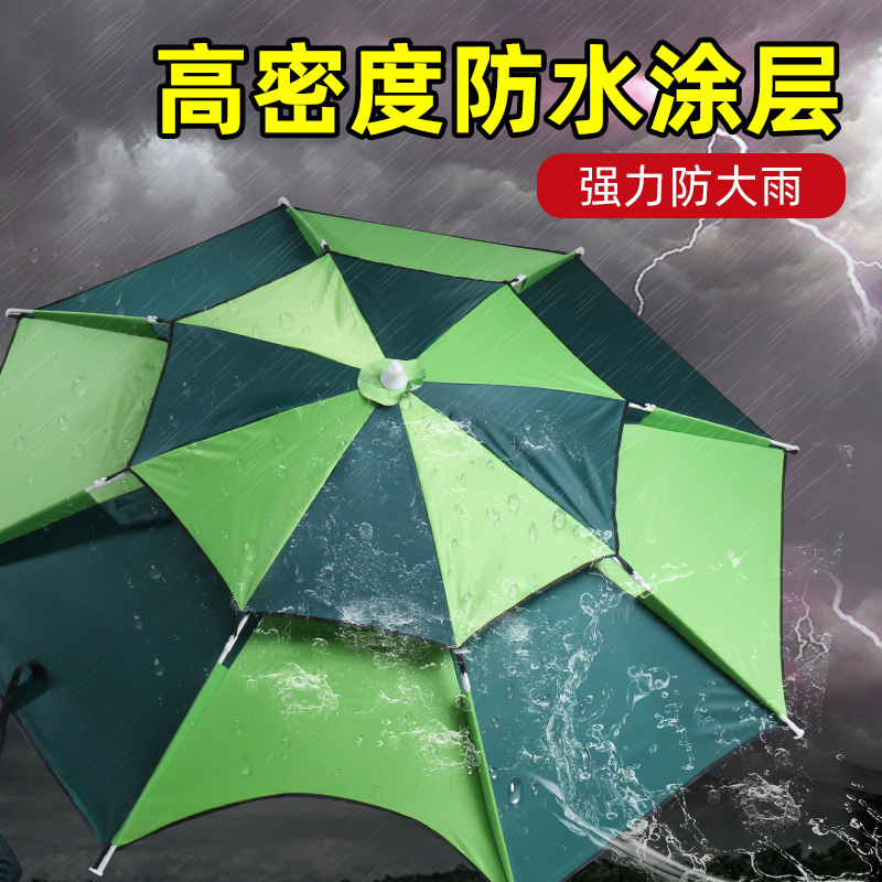 便携钓伞防暴雨防晒遮阳伞钓鱼伞大钓垂钓雨伞鱼2021新款万向伞-图0