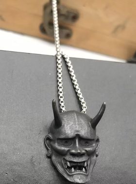 男女情侣黄铜般若鬼怪面具