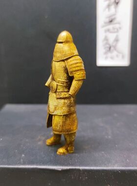 纯铜实心材质摆件铠甲甲胄