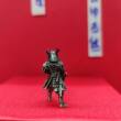 纯铜金属 斜刀 武士古代兵人玩具模型桌面游戏战棋子摆件军事手办