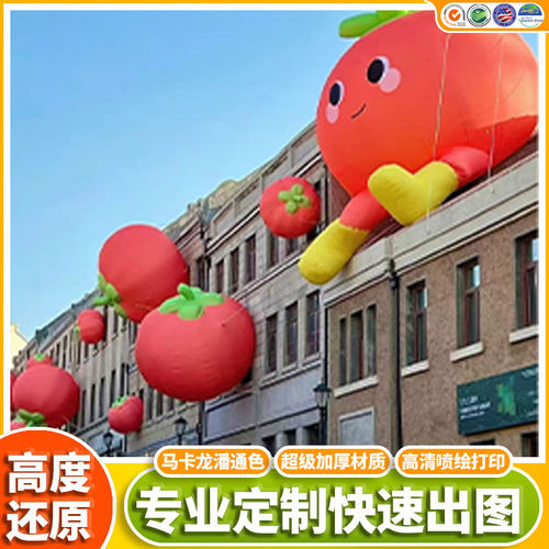 充气大卡通创意气模定制水果苹果梨草莓蔬菜气球模型礼物商场美陈 - 图3